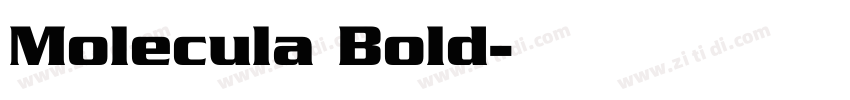 Molecula Bold字体转换
